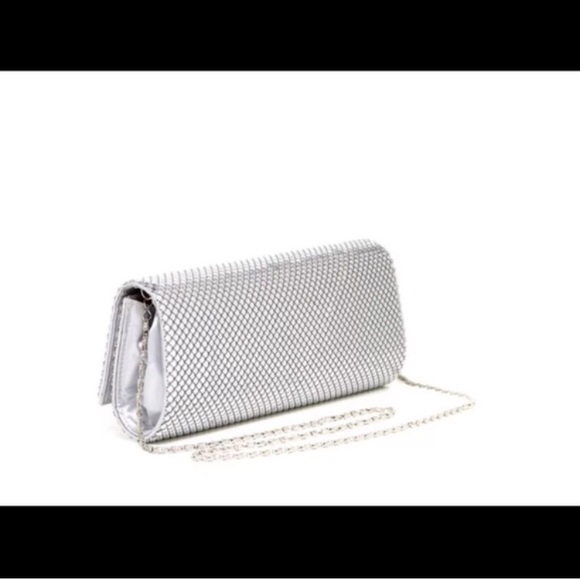 Magid Evening Handbags - Magid Evening clutch Purse Silver Chain Metal Club Magid Evening Handbags - Magid Evening clutch Purse Silver Chain Metal Club
